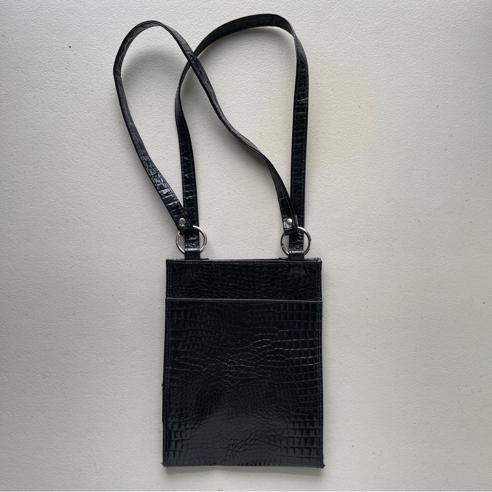 Black Leather Shoulder Bag